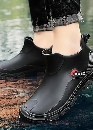 Новые!паянные водонепроницаемые резиновые сапоги, сапожки, ботинки, резинки, обувь р.419 фото