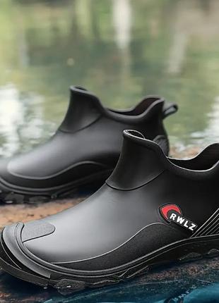 Новые!паянные водонепроницаемые резиновые сапоги, сапожки, ботинки, резинки, обувь р.412 фото