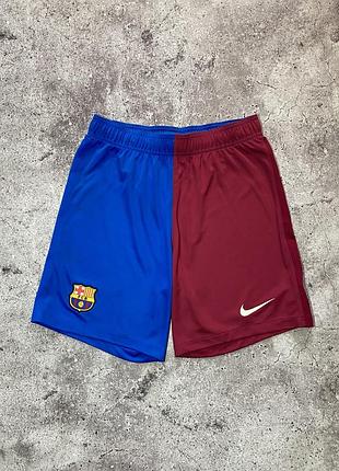 Футбольные шорты nike barcelona