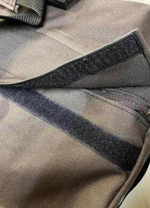 Армейская баул 120л oxford коричневый с защитным клапаном + подсумок для лопаты, сумка-баул тактическая5 фото
