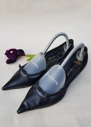 Очень элегантные кожаные туфли босоножки fornarina италия3 фото