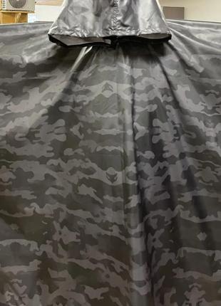 Тактичний військовий дощовик пончо камуфляж тканинна прогумована арміський дощовик намет прорезинений5 фото