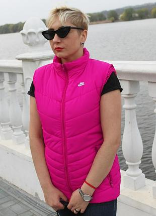 Жилетка спортивна жіноча nike cascade sportswear vest жилет