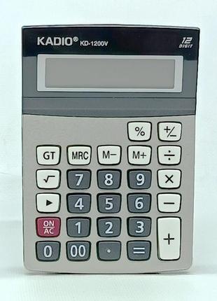 Калькулятор kadio 12 разрядный kd-1200v