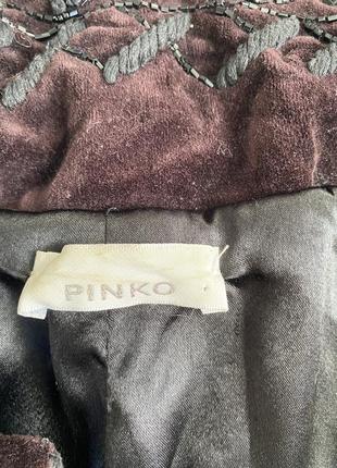 Пиджак вышит бисером pinko3 фото