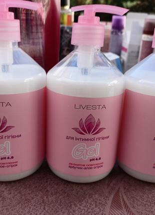 Освітлюючий гель для інтимної гігієни livesta, 480 мл