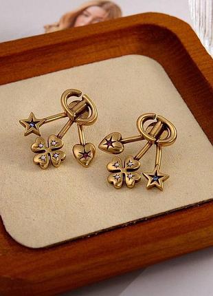 Серьги dior