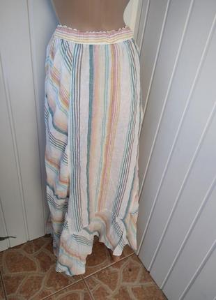 Льняная юбка-миди 10