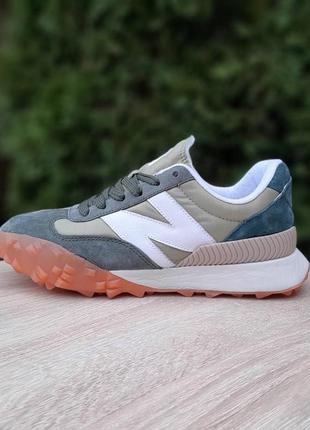 Жіночі кросівки | new balance xc-72 | зелені з білим | замша/плащівка | маломірні, :36