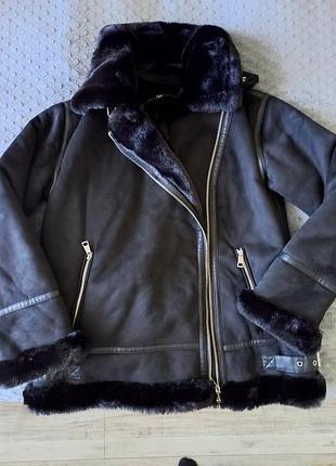 Дубленка zara