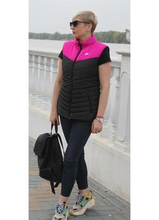 Жилетка спортивна жіноча nike cascade sportswear vest жилет