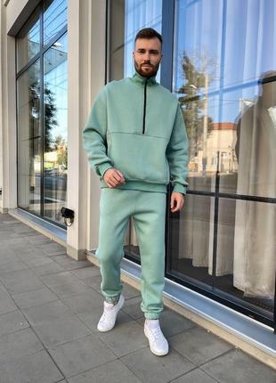 Чоловічий теплий спортивний костюм