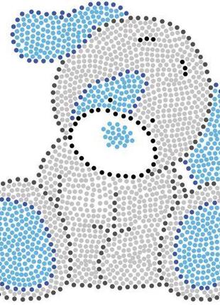 Картина за номерами, дитяча "дружок" (25х25 см)