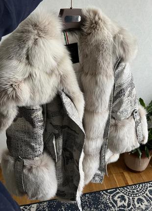 Парка з натуральним хутром wild arctic ( італія)
