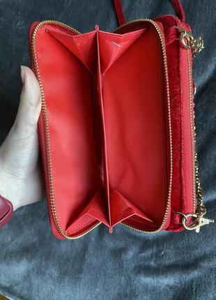 Красный клатч, сумочка3 фото