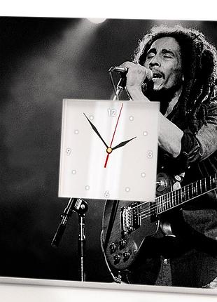 Годинник "боб марлі. bob marley" подарунок для фанатів, музикантів, любителів реггі музики, прикраса