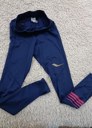 Мужские стильные беговые брюки saucony, cвежие коллекции размера l, m стан новой вещи made in china