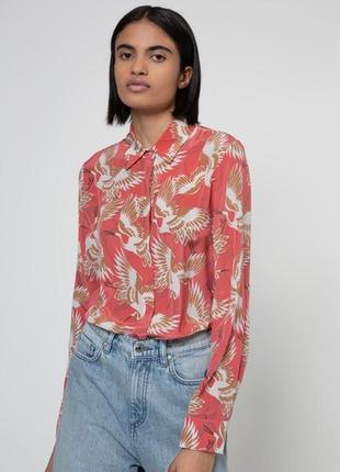 Шовкова сорочка блузка розмір 38