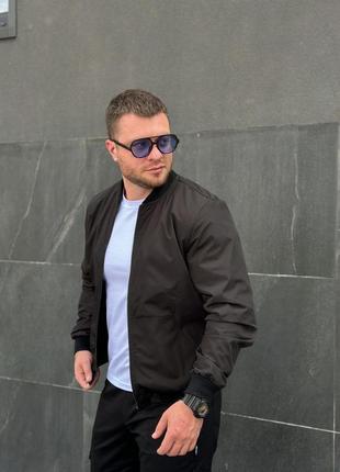 Бомбер вітровка чорний