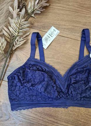Бюстгальтер з мереживом без кісточок  95dd  95e m&s 🌺6 фото