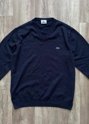 Шерстяной свитер lacoste