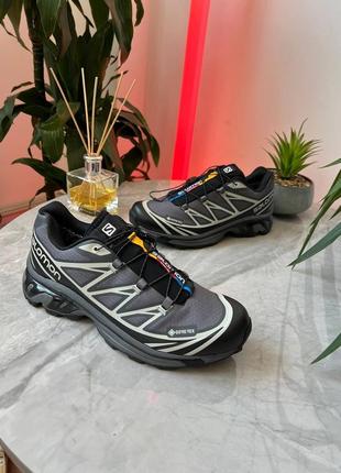 Salomon s lab xt-6 black grey gore-tex