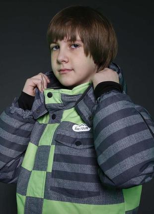 Зимняя термокуртка малахит ski tour pidilidi