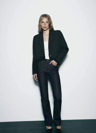 Темно-сині джинси high rise bootcut zw collection