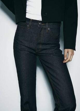 Темно-сині джинси high rise bootcut zw collection2 фото