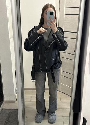 Кожаная zara