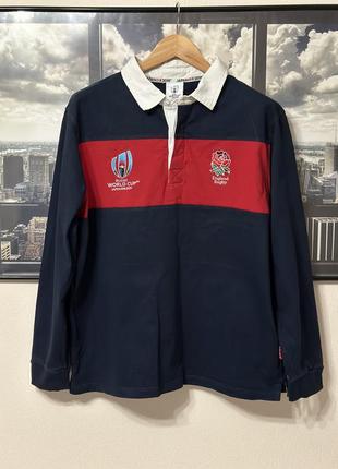 Мужская регбойка сборной англии размер xl, мерч чемпионата мира по регбе