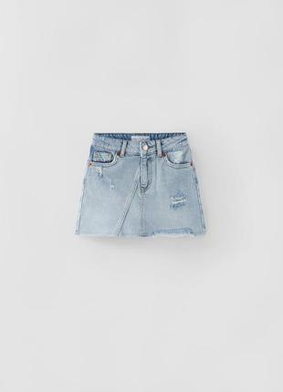 Джинсова спідничка на дівчинку 8-10 років zara