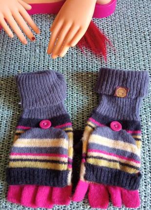 2 в 1 рукавички з вовною