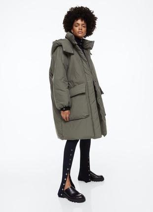 Зимние пальто оверсайз h&m