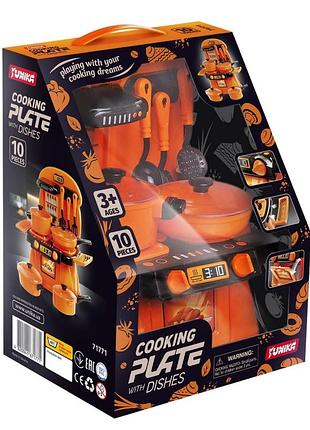 Набір "cooking plate with dishes" (10 pcs.) помар. (коробка)