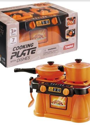 Набір "cooking plate with dishes" (7 pcs.) помар. (коробка) /10/