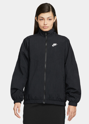 Оригинальная женская куртка nike w nsw essntl wr wvn jkt dm6185-010