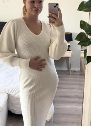 Теплое платье вязаное платье платье h&m7 фото