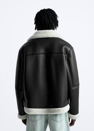 Дубленка zara, оригинал4 фото