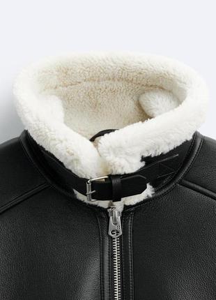 Дубленка zara, оригинал8 фото