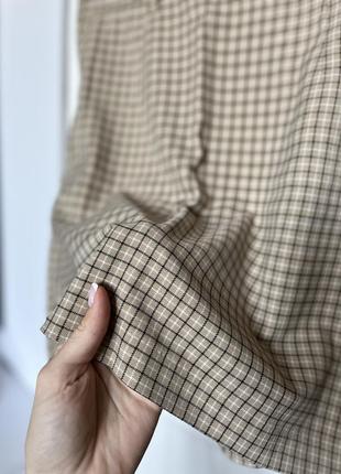 Спідниця міні в клітинку h&m 4