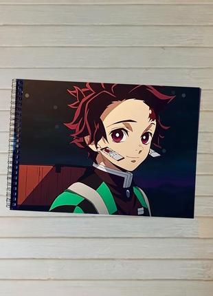 Альбом для рисования клинок рассекающий демонов kimetsu no yaiba клинок который уничтожает демона а4 18235