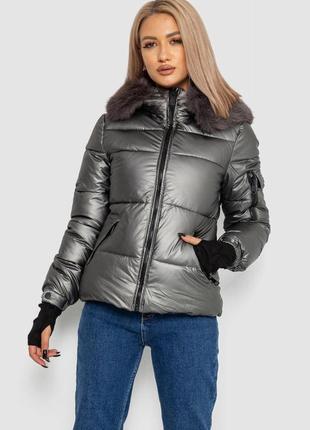 Куртка жіноча зимова, колір сірий, 244r2153