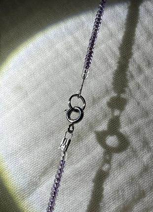 Чокер аметист 5