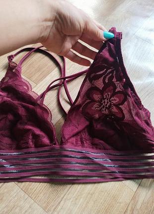 Непревзойденный кружевной бюстгальтер топ victoria's secret