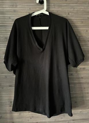 Туника баллон трикотажная оверсайз