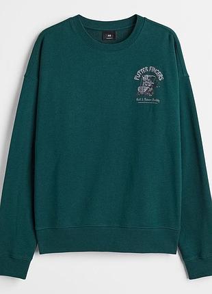 Світшот оверсайз чоловічий h&m