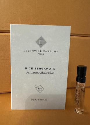 Essential parfums nice bergamote пробник оригинал