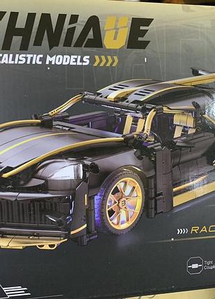 Конструктор машина гоночная большая,35 см,1368 деталей,конструктор для мальчика