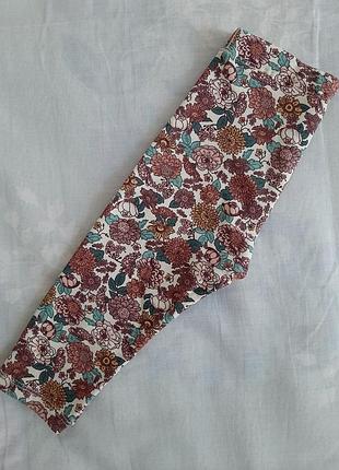 Лосины (леггинсы) утепленные для девочки h&m 74 см (6-9 m)3 фото